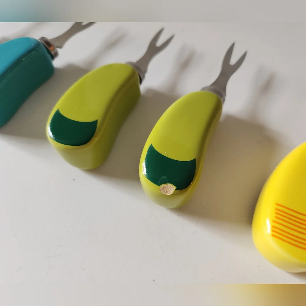 Corn Cob Prongs 4 Pairs (8) Total Colorful